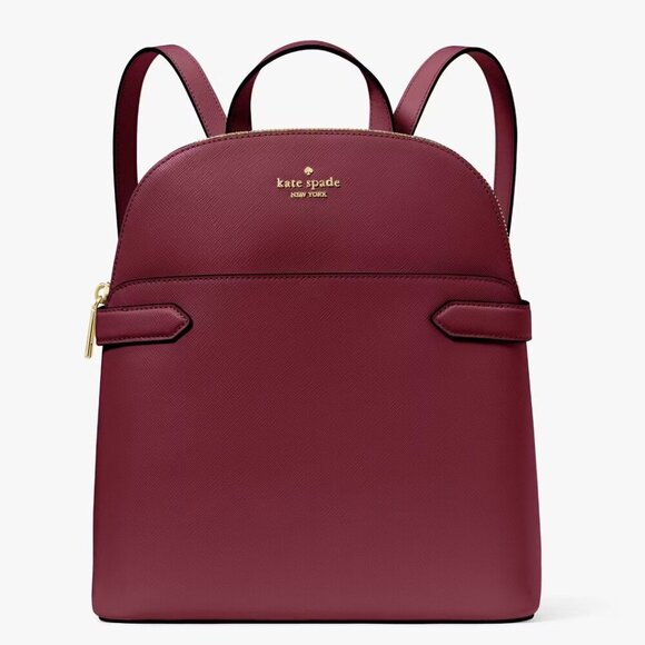 Kate Spade Staci Medium Dome Backpack - Blackberry Preserves NWT - Picture 1 of 10